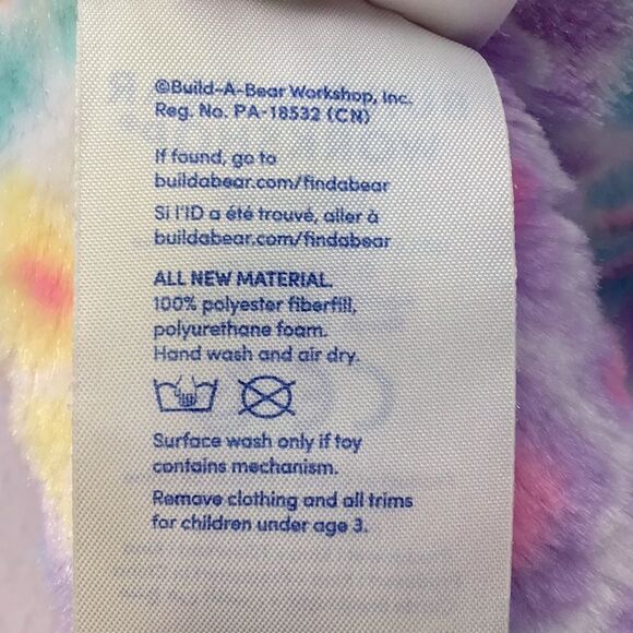 Build-A-Bear Rainbow Leopard Print Kitty - Picture 9 of 9